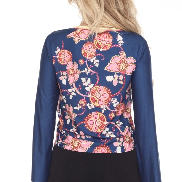 Johnny Was Kimono Sleeve Swing Tee Top Montreux Size Small - Picture 2 of 8